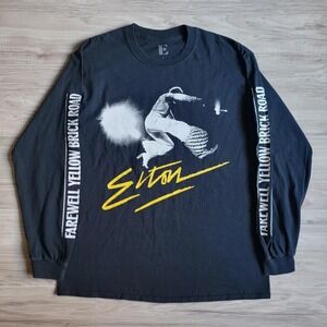 Elton John Farewell Yellow Brick Road Print Longsleeve